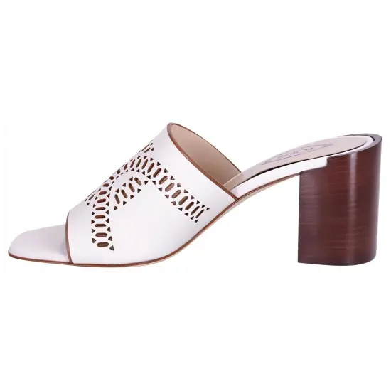TOD'S Block Heel Slip On Sandals Women's