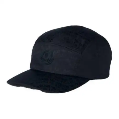 Adidas Originals x Moncler Cotton And Polyamide Baseball Caps Unisex Black