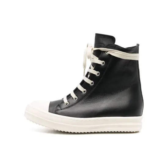 RICK OWENS Rubber toecap High top Sneakers