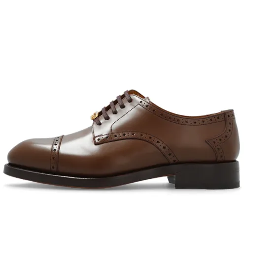 GUCCI Men's Casual Shoes Men Low-Top Brown