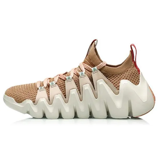 LiNing Running Shoes Women's Low-Top Deer Brown