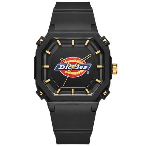 Dickies Wrist Watches Quartz Movement Plastic Strap White Dial Unisex
