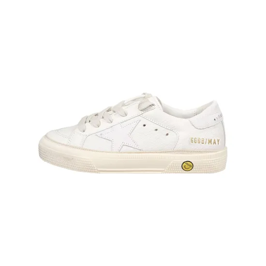 Golden Goose Kids Star-patch Leather Sneakers