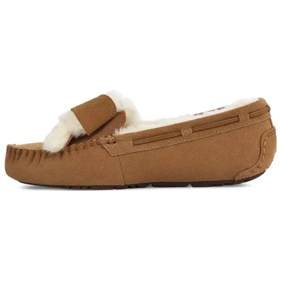 UGG Dakota Fur Bow 'Chestnut' Women's