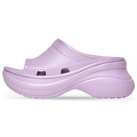 Balenciaga X Crocs Pool Slides 'Light Purple' Women's