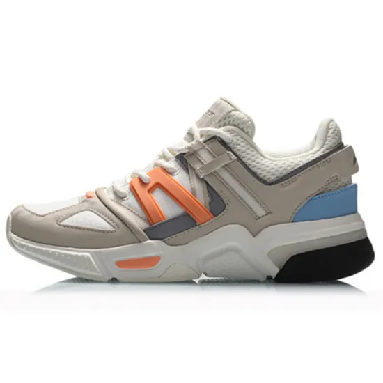 LINING Casual Shoes Women's Low Top Gray, Brown