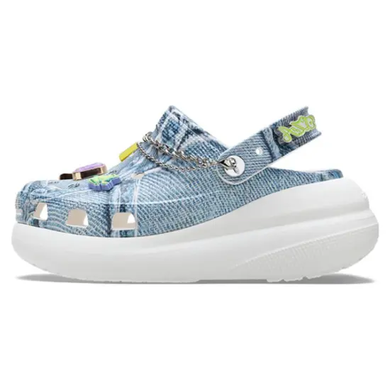 Crocs Mega Crush Clog SZA Denim