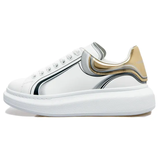 Alexander McQueen Oversized White Silver