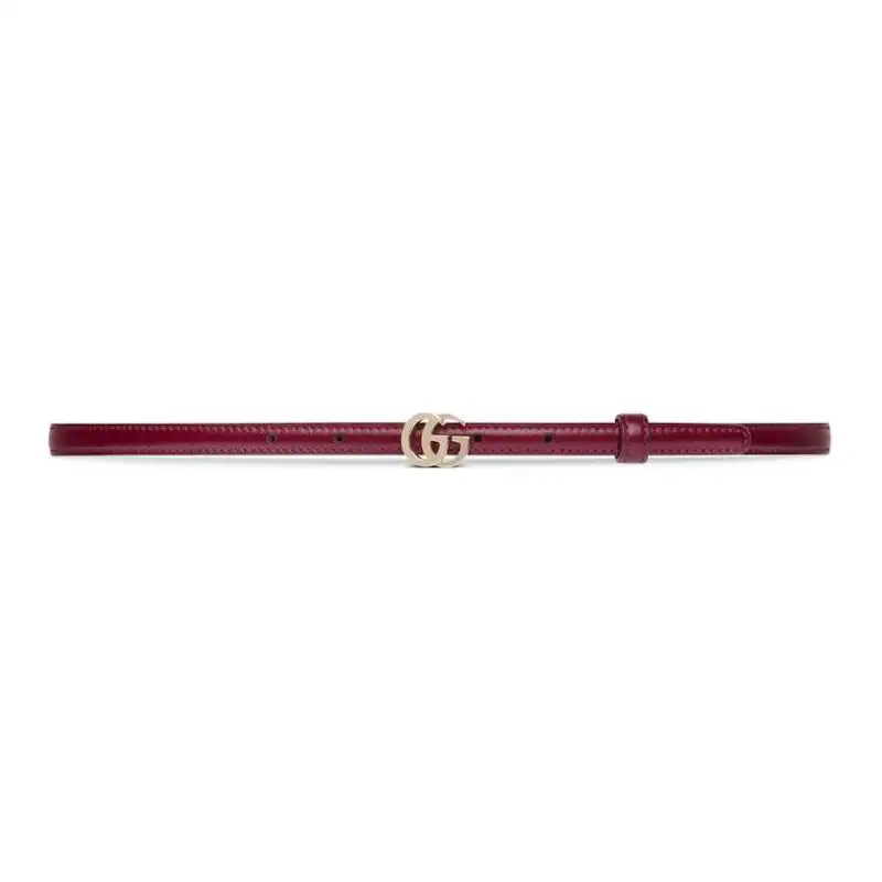 GUCCI Gg Leather Belt