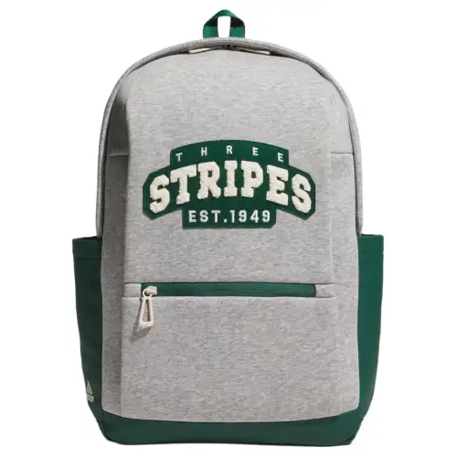 Adidas Cotton With Recycled Polyester Backpack Regular Unisex Medium Heather Gray