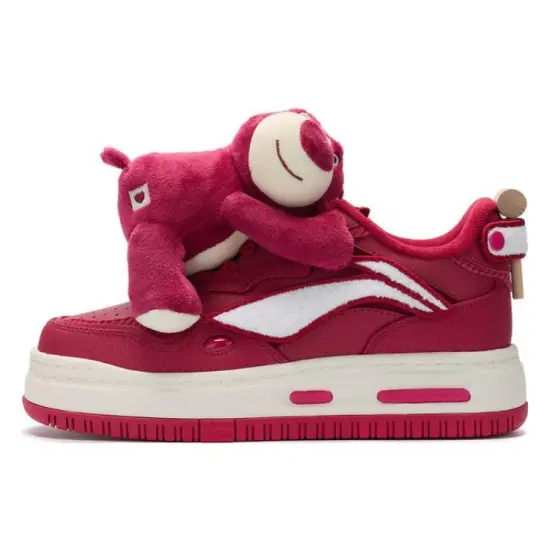 Disney X LINING Future C1 Skateboard Shoes Women's Low-Top Persian Red