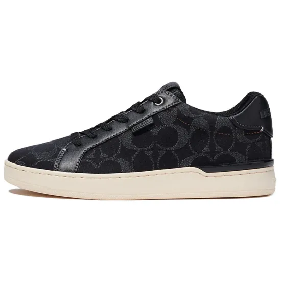 COACH Skateboard Shoes Women's Low-Top Black