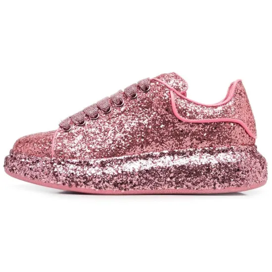 Alexander McQueen Skateboard Shoes Women's Low-Top Pink