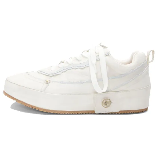 LOEWE Stylish Skateboarding Shoes Men's White