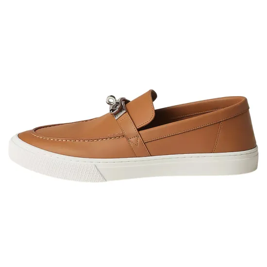 HERMES Game Stylish Skateboarding Shoes Men's Brown