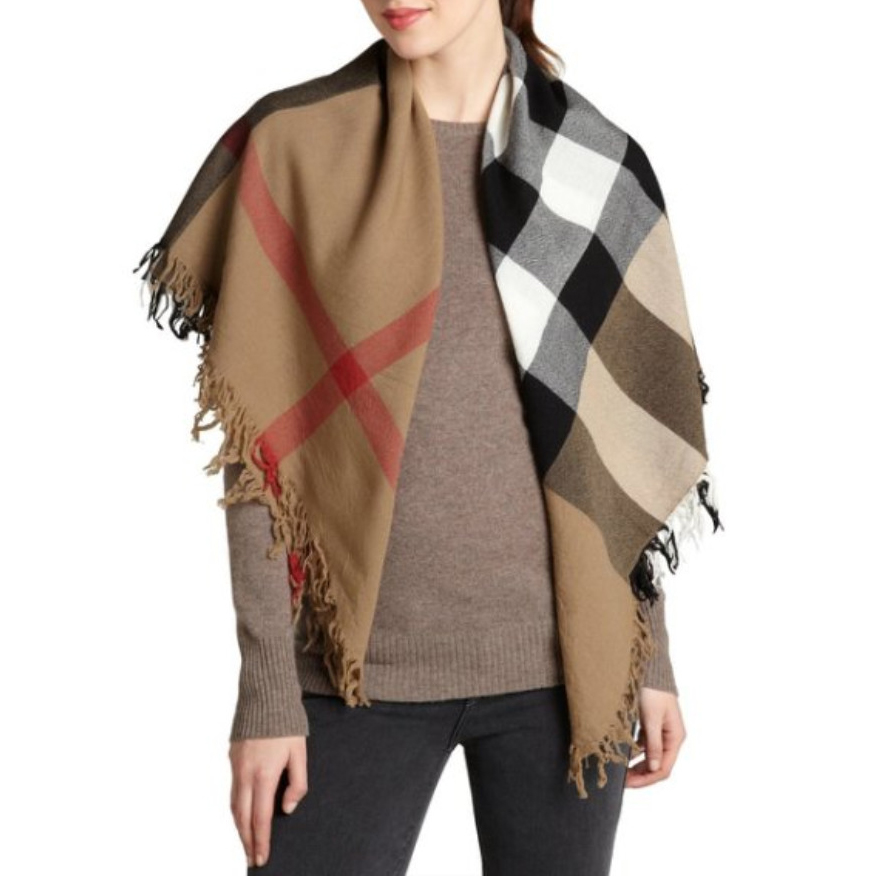Шарф Burberry (телесный) — фото 5
