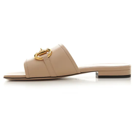 GUCCI Slide Slippers Women's Brown