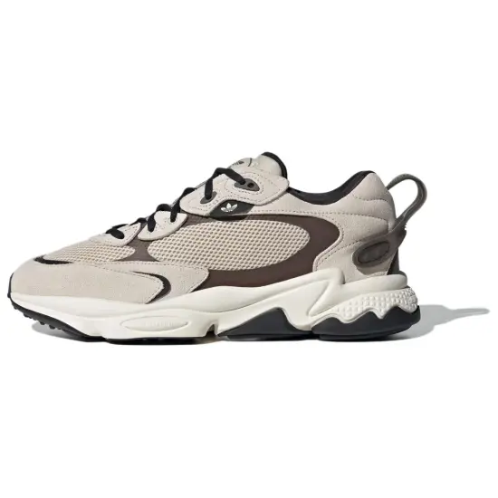 Adidas Originals Ozweego Chunky Sneakers Unisex Low-Top Bright White/Clear Brown/Black