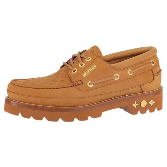 LOUIS VUITTON Lv Ranger Boat Shoes 'Brown' Women's