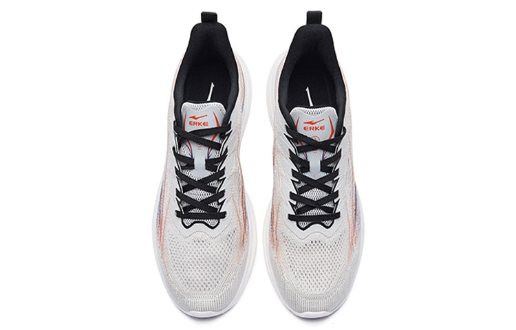 Erke Slip Resistant, Abrasion Resistant, Breathable Low top Running Shoes Men’s Gray Purple