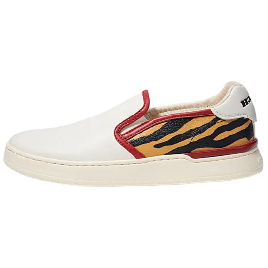 COACH Casual Shoes Women's Low-Top White Red