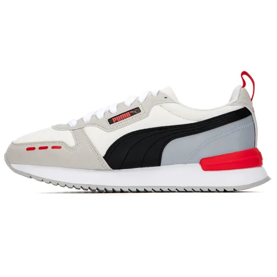 PUMA R78 Mesh 'Vaporous Grey High Risk Red'