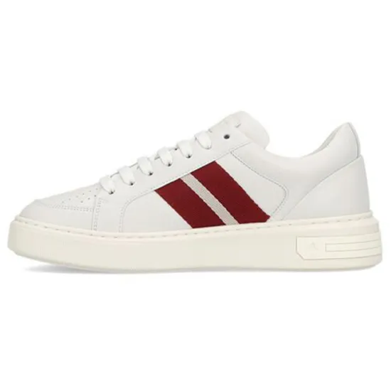 BALLY Skateboard Shoes Women's Low-Top White/Red