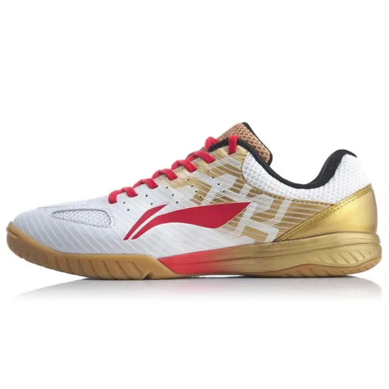 LINING Training Shoes Men Low-Top White/Red/Gold