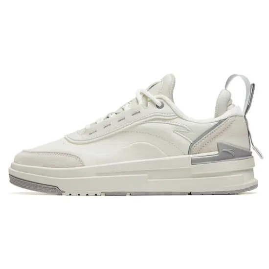 ANTA Bump Skateboard Shoes Women's Low-Top Mud Gray/Magic Carpet Gray