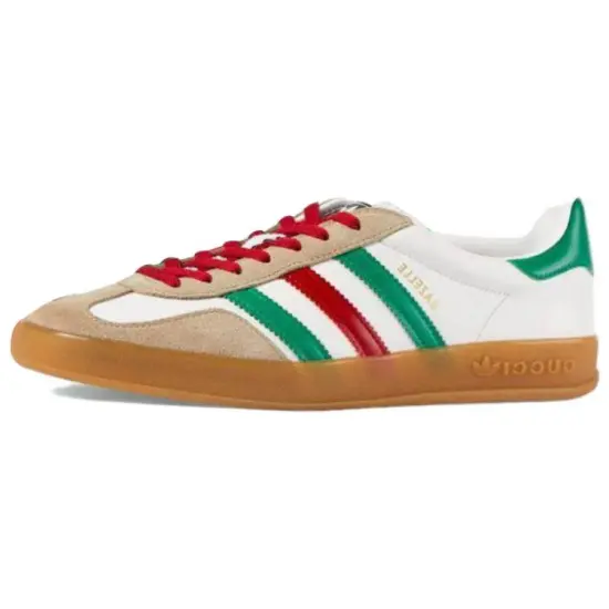 GUCCI X GUCCI Gazelle White Green Red Women's