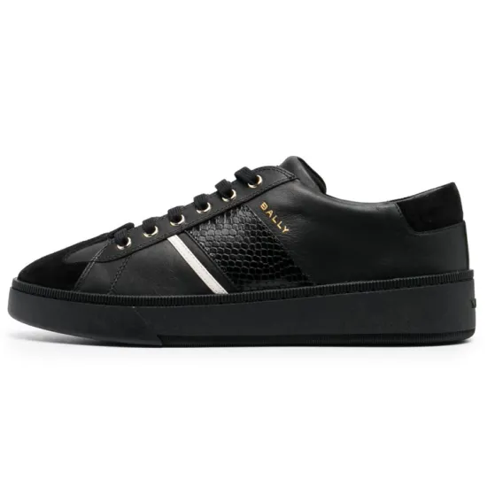BALLY Low-top Lace-up Leather Sneakers