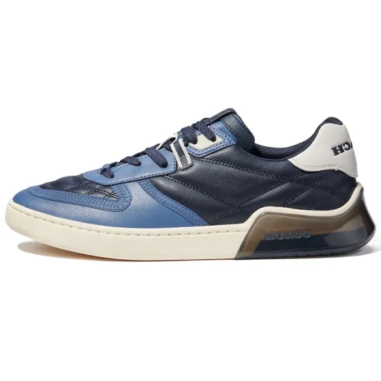 COACH Skateboard Shoes Men Low-Top Midnight Blue