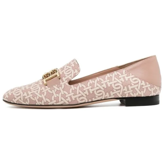 BALLY Logo-print Leather Loafers
