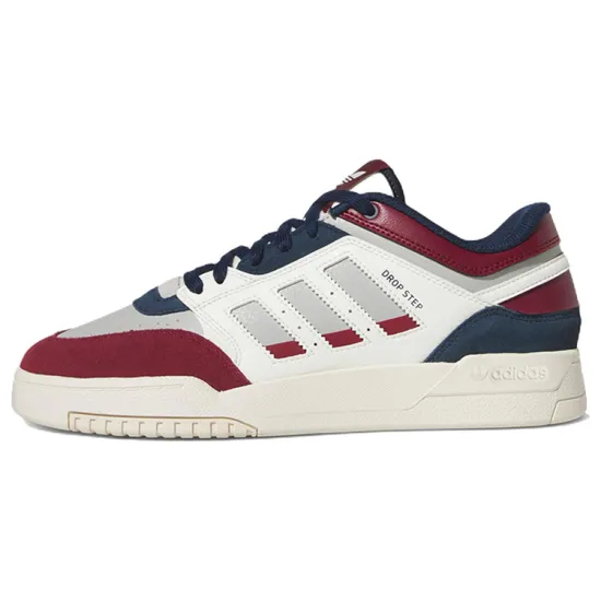 Adidas Originals Drop Step Low Directional Shoes 'Navy Red'