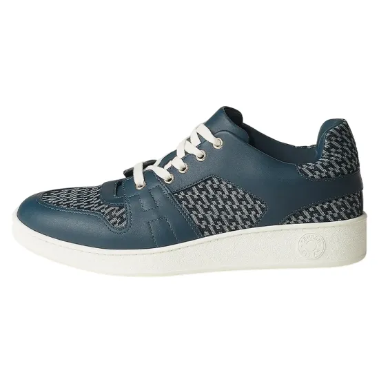 HERMES Skateboard Shoes Men Low-Top Blue