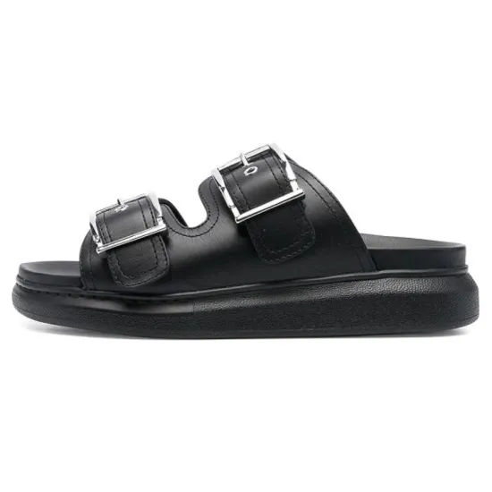 Alexander McQueen Slide Slippers Women's Black