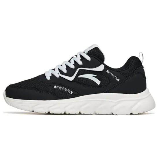 Anta Cushioning Anti Slip And Wear Resistant Low Top Running Shoes Women's Black Gray