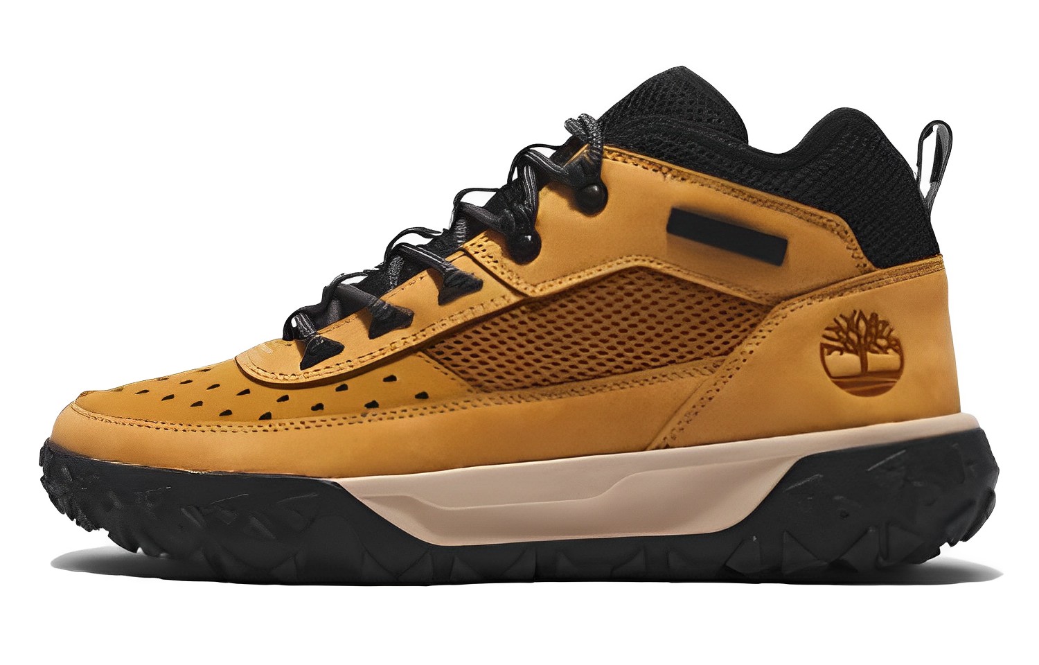 Timberland Тимберленд 6 Кожа средней высоты Функциональная обувь на открытом воздухе мужской стиль желтый черный