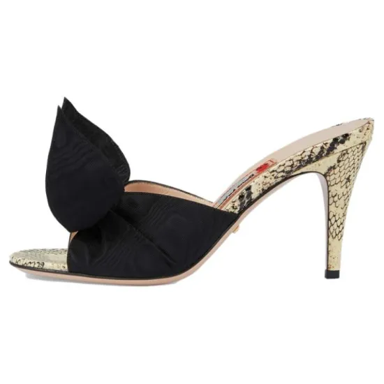 GUCCI Slide Slippers Women's Black