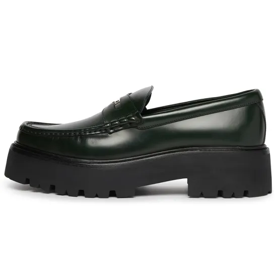 CELINE Men's Casual Shoes Men Low-Top Dark Green