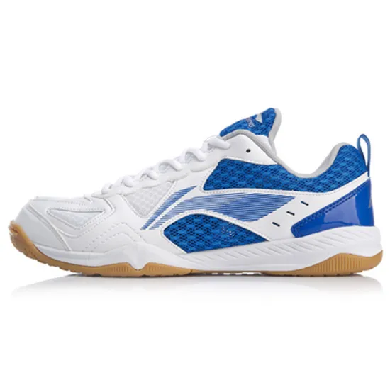 LINING Men's Table Tennis Training Shoes   White/Blue