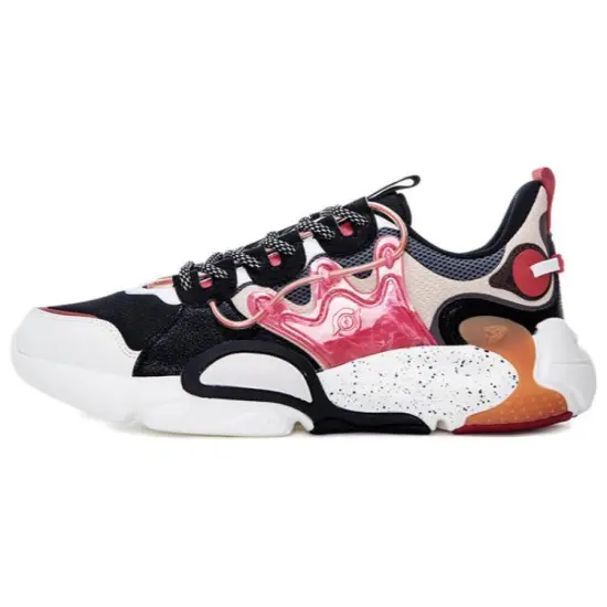 HONOR OF KINGS x Erke Cushioned Slip-Resistant Low-Top Sports Casual Shoes Men's Black Red