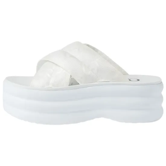 GUCCI Women's GG Platform Slide 'White'
