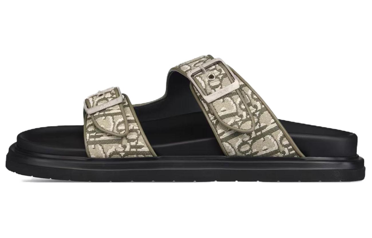 DIOR Comfortable universal quick dry black slippers