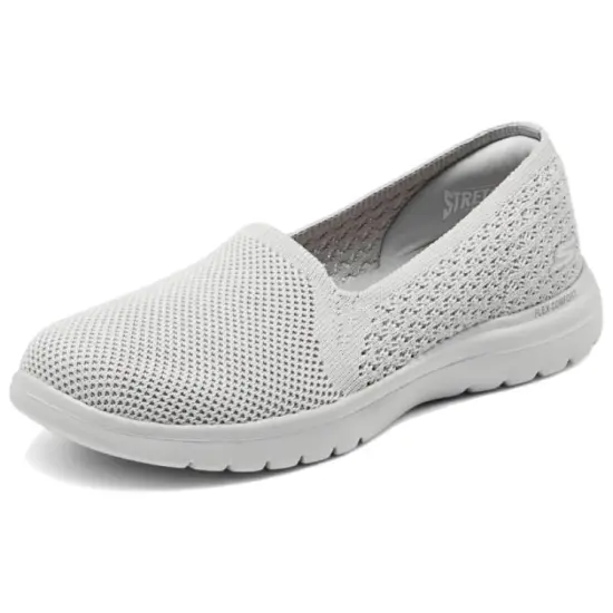 Skechers Cushioning Wear Resistant Low Top Casual Shoes Women's Taupe