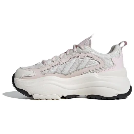 Adidas Originals OZGAIA Chunky Sneakers Unisex Low-Top Jade White/Pink Black