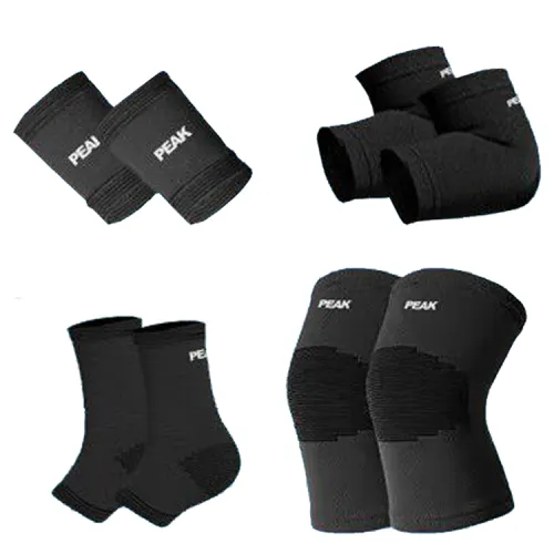 Football basketball jump rope, sports knee pads, elbow pads, wristband, protective gear, set, for running