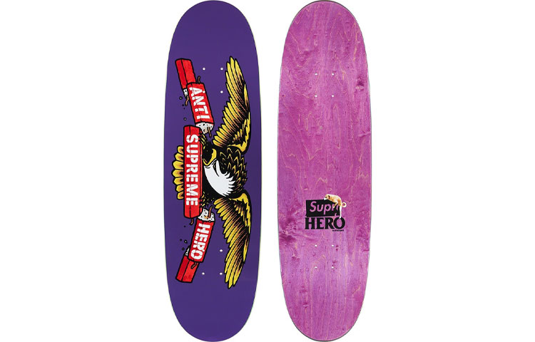 Supreme x Antihero Skateboards Seven Layer Imported Maple Street Style Unisex