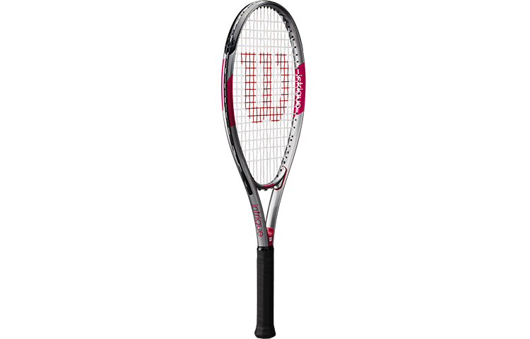 Wilson INTRIGUE 275g Racket Weight 113 Square Inches Head Size Black Red Unisex Tennis Rackets
