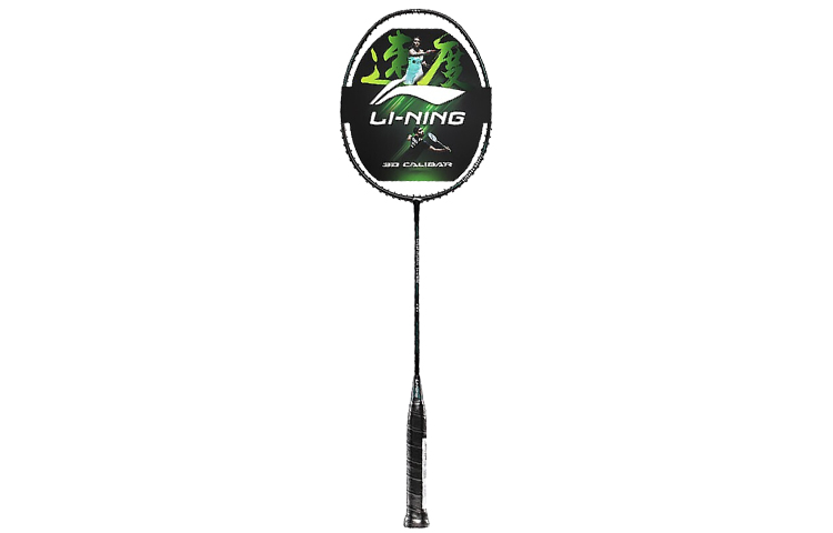 Li Ning AYPR194 Full Carbon Badminton Rackets Offensive Type Heavy Head, Stiff Shaft Advanced Level 675mm Black